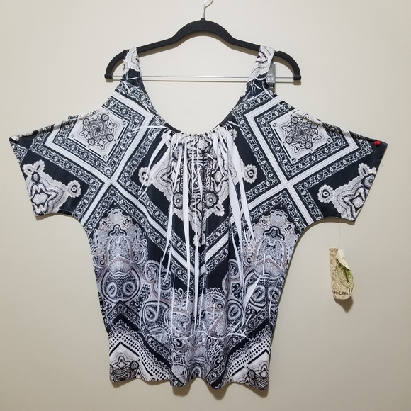 One World Cold shoulder blouse - Picture 7 of 8